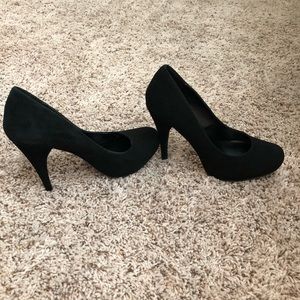 Black Suede Heels